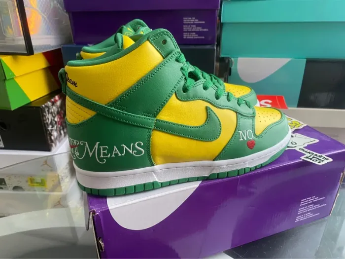 Nike SB dunk high supreme By any means Brazil - photo numéro 5