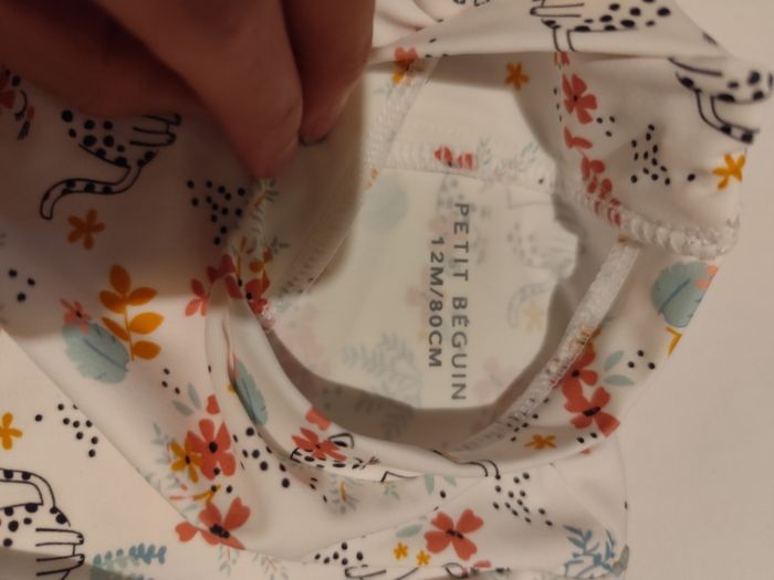 Maillot de bain 2 pièces Petit Béguin 12 mois bébé fille - photo numéro 4