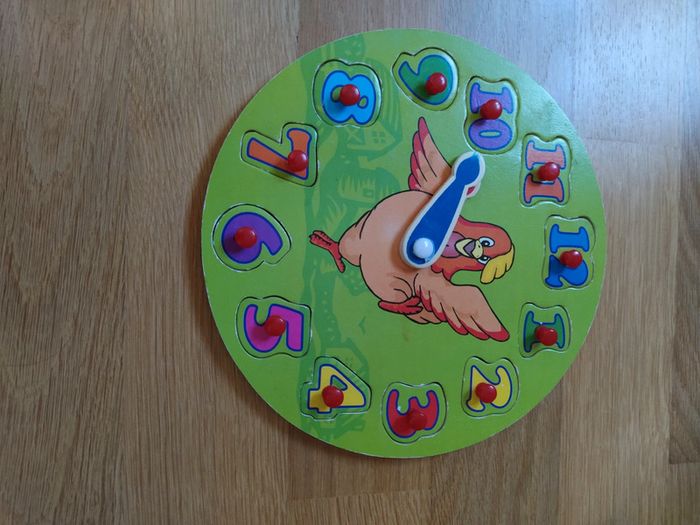 Horloge puzzle chiffres - photo numéro 2