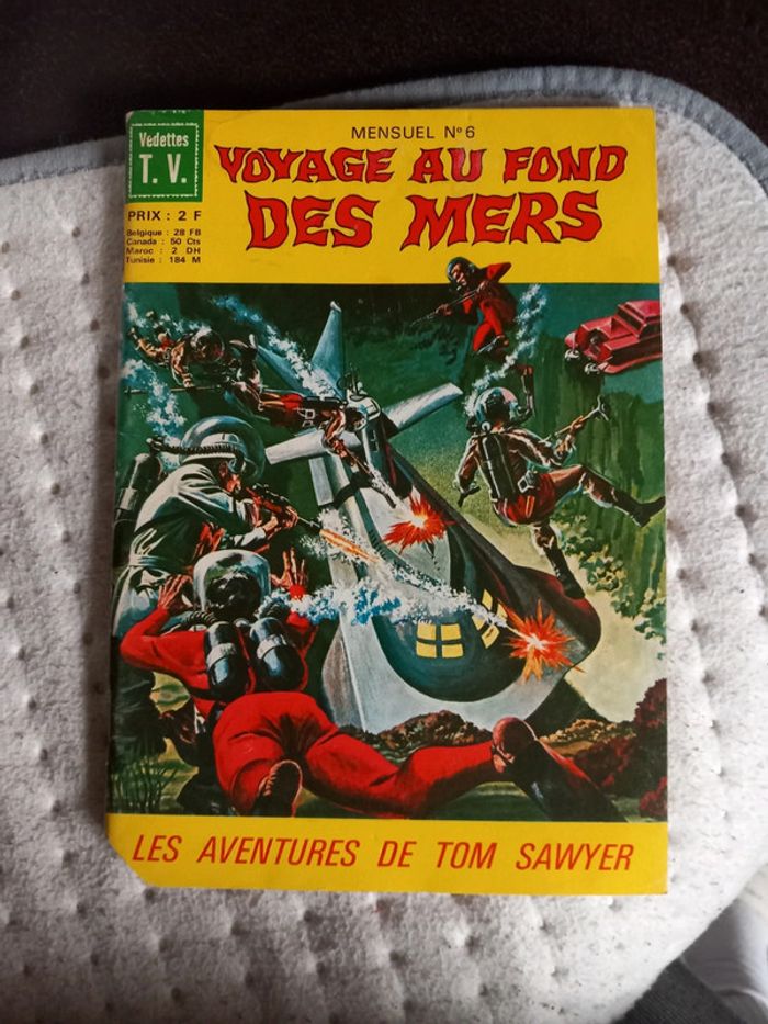 Bd vintage- Voyage au fond des mers n°6 - les aventures de Tom sawyer