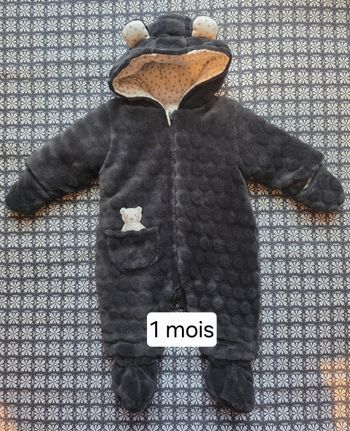 Combinaison combi pilote chaude 1 mois 