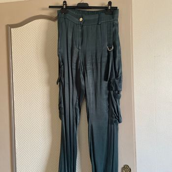Pantalon à poches en satin