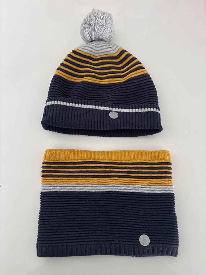 Bonnet et tour de cou garçon okaidi