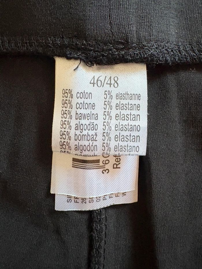 Short cycliste noir élastique grande taille 46/48 - photo numéro 4