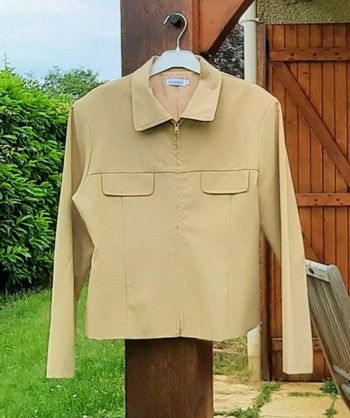 Veste femme beige Blanche Porte, taille 42