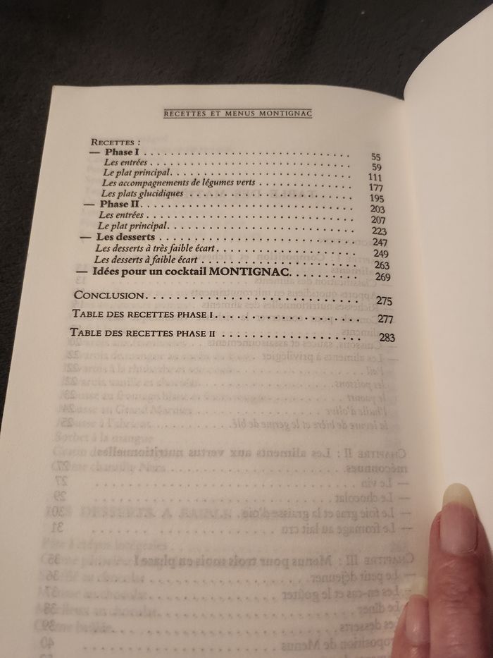 Livre recettes et menus montignac ou la gastronomie nutritionnelle Michel Montignac - photo numéro 5