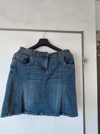 Jupe courte en jean