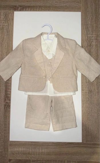 Costume mariage  lin bébé garçon 3 mois 