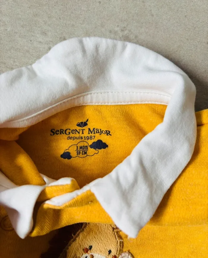 Magnifique pyjama animaux bébé 3 mois Sergent Major - photo numéro 3