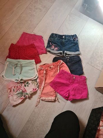 Lot de 8 shorts filles 3 ans