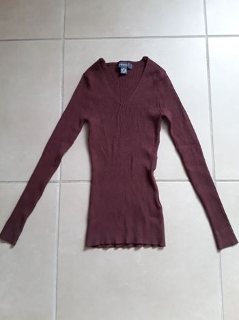 Petit pull bordeaux femme XS PRIMARK TBE