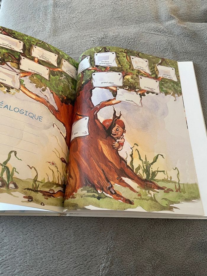 livre le roman de bébé : livre de naissance pour garçon - photo numéro 5