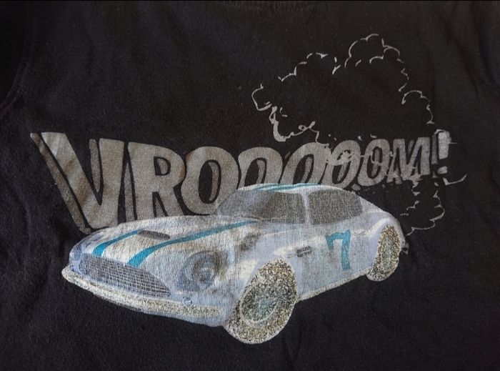 T-shirt ml noir voiture 8 ans garçon In Extenso - photo numéro 3