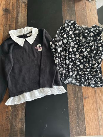 Lot chemisier et pull