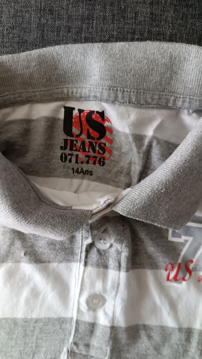 Tee shirt manches longues taille 14 ans garçon - photo numéro 2