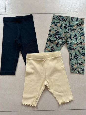 Leggings courts fille 3 ans