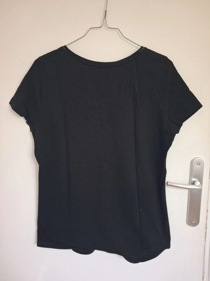 Tee-shirt  noir femme M grain de malice - photo numéro 2
