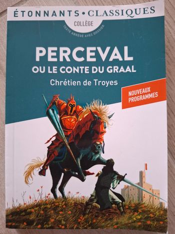 Livre collège percevais ou le conte du graal