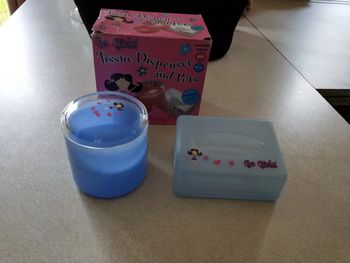 Boîte à chouchou et barrettes+mouchoirs