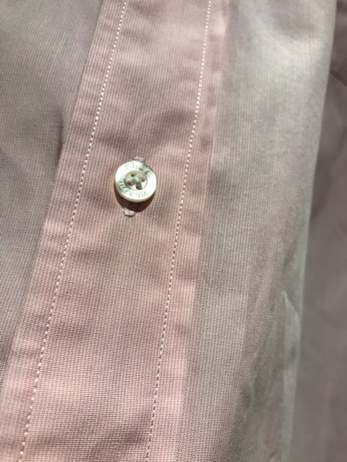 Chemise homme Fil a Fil taille 41 rose clair - photo numéro 2