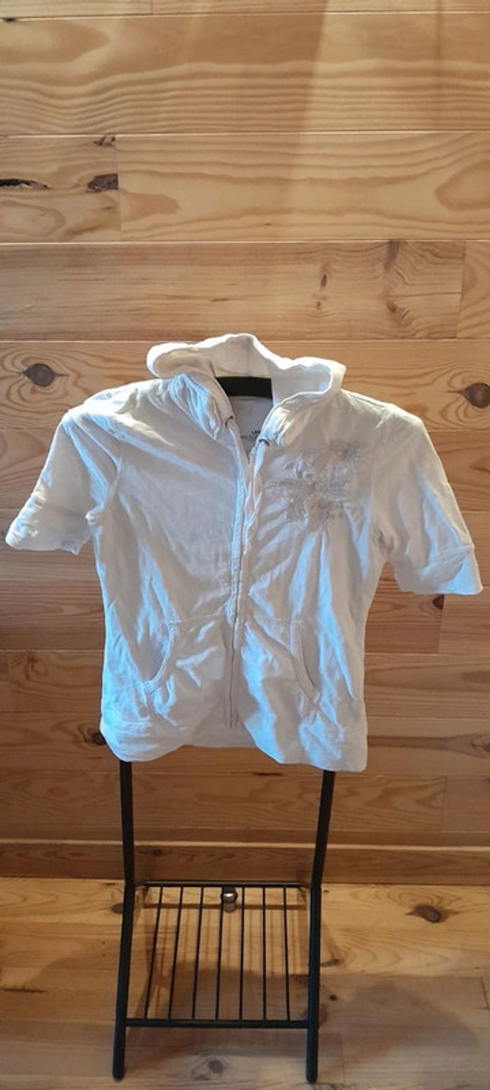 Gilet à capuche 100% coton T 36/38