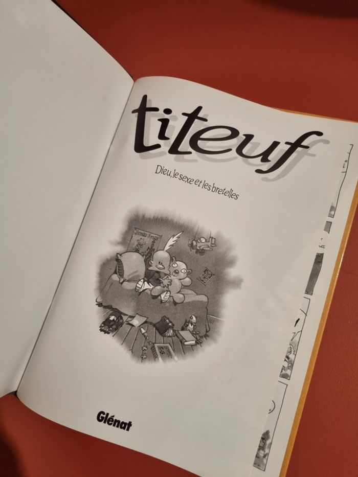 lot de deux bd de titeuf tome 1 et 4 état très correct - photo numéro 5
