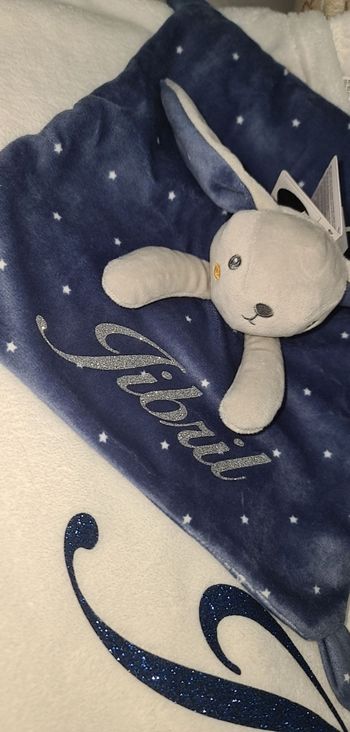 Doudou lapin à personnaliser 