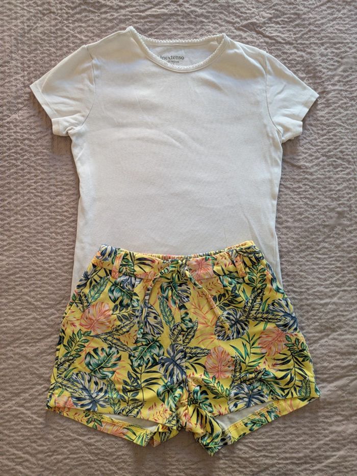 Short et Tee shirt cintré