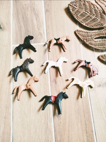 🐎 Playmobil lot de chevaux animaux n*1 année 1974 vintage (MMS)