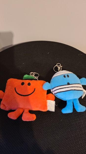 Peluche Porte Clé Monsieur Madame Monsieur Costaud 10 cm Peluche Porte Clé Monsieur Madame - Monsieu