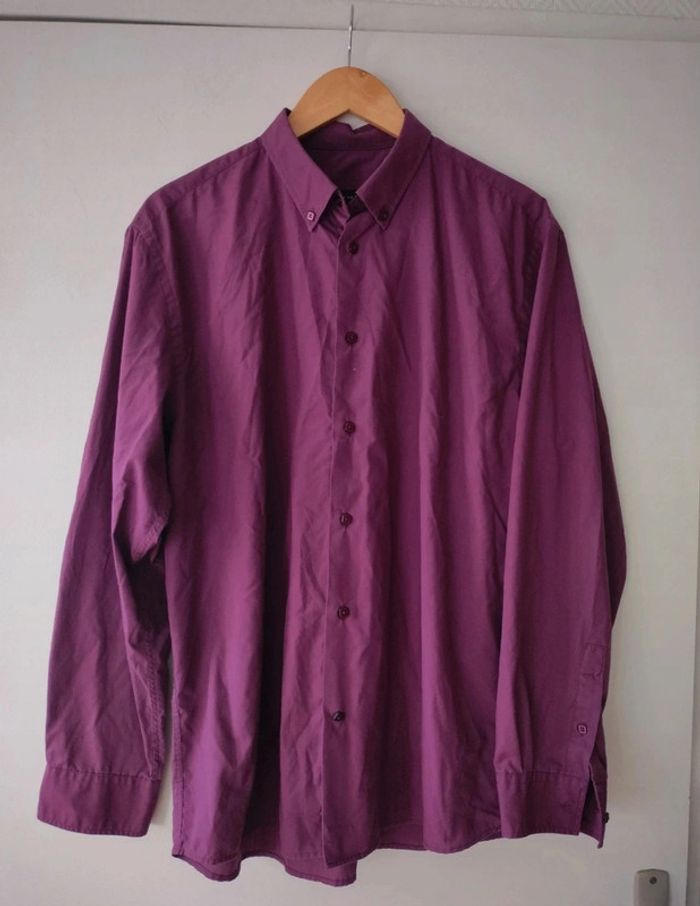 Chemise violette Brice L 41/42 - photo numéro 5