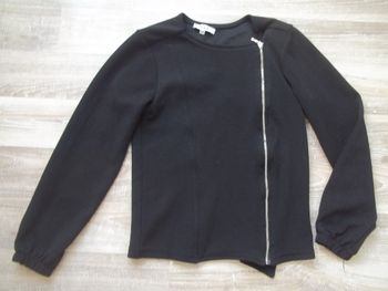 Blazer fluide noir La Halle 12 ans (mant2)