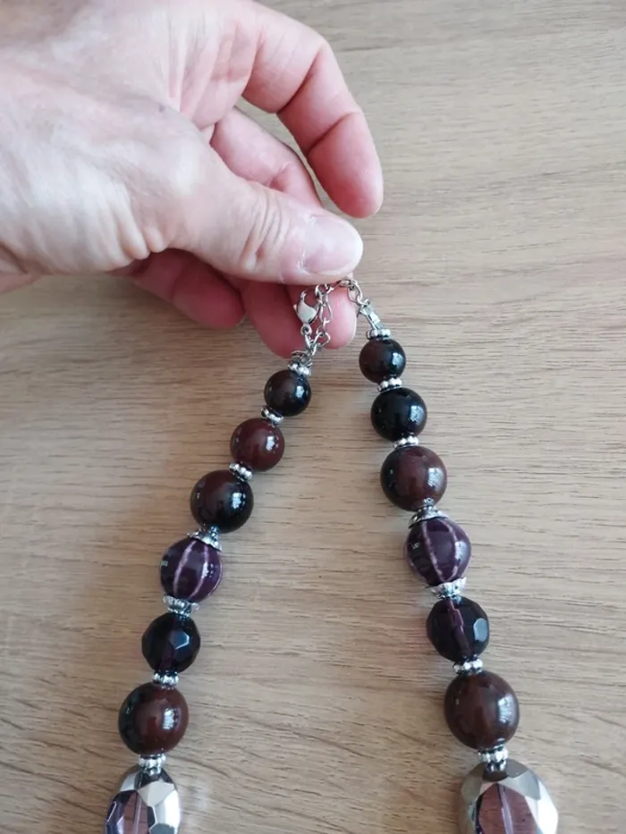 Collier grosses perles - photo numéro 2