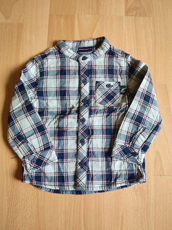 Chemise à carreaux col Tao Neuf Sergent Major en 18M