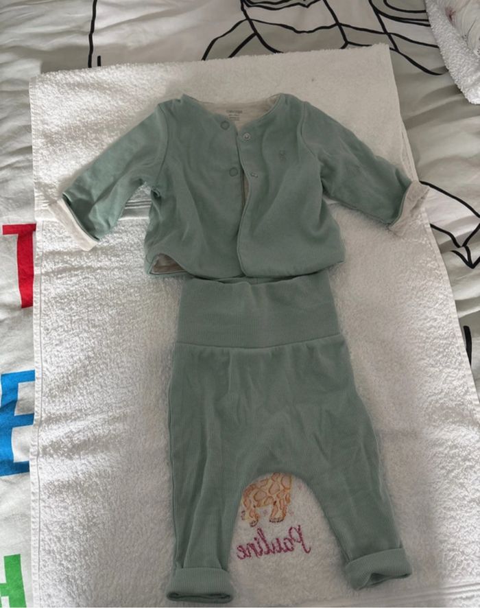 Ensemble fille 1 mois