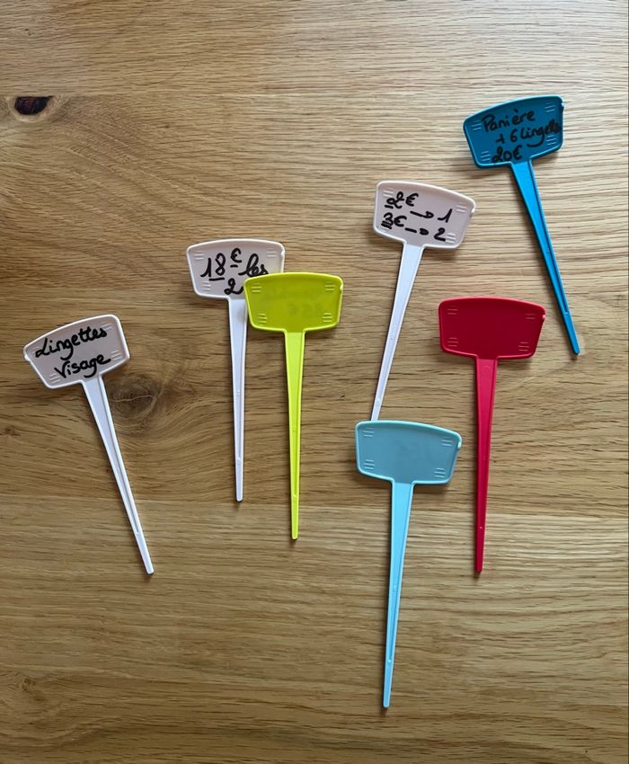 Étiquettes pour plantes