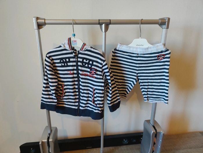 Joli ensemble garçon 3 pommes 92 cm