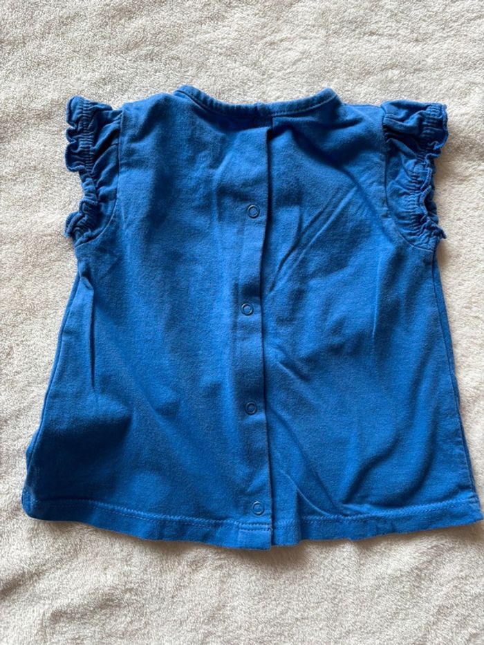 Teeshirt été TAP bleu - photo numéro 3