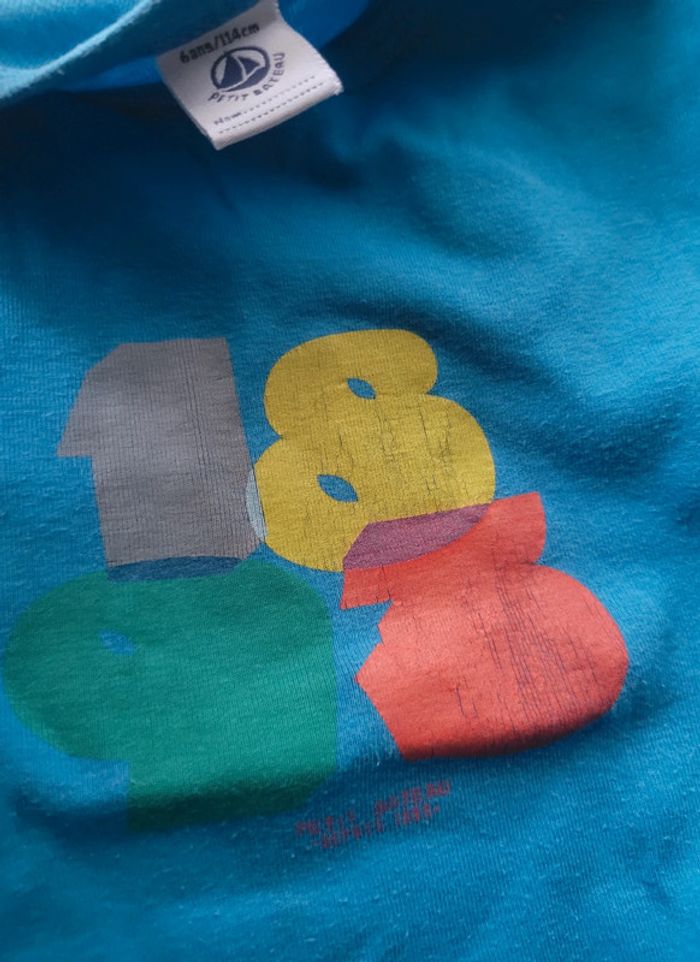 Garçon (taille 6 ans) : tee shirt Petit Bateau - photo numéro 2