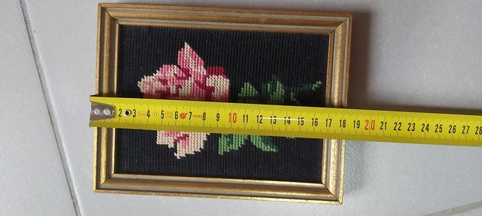 Cadre rose canevas - photo numéro 8