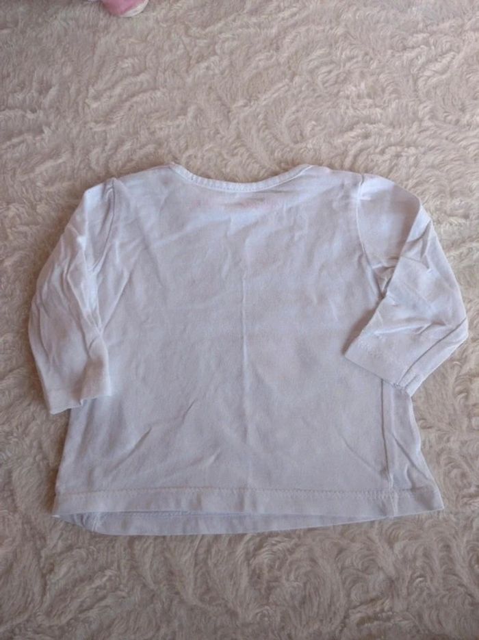 Ensemble (tee shirt manches longues+legging côtelé) Fille 3 mois Chouette Minette Gémo - photo numéro 9