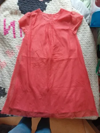 Robe trapèze à paillettes doublée
