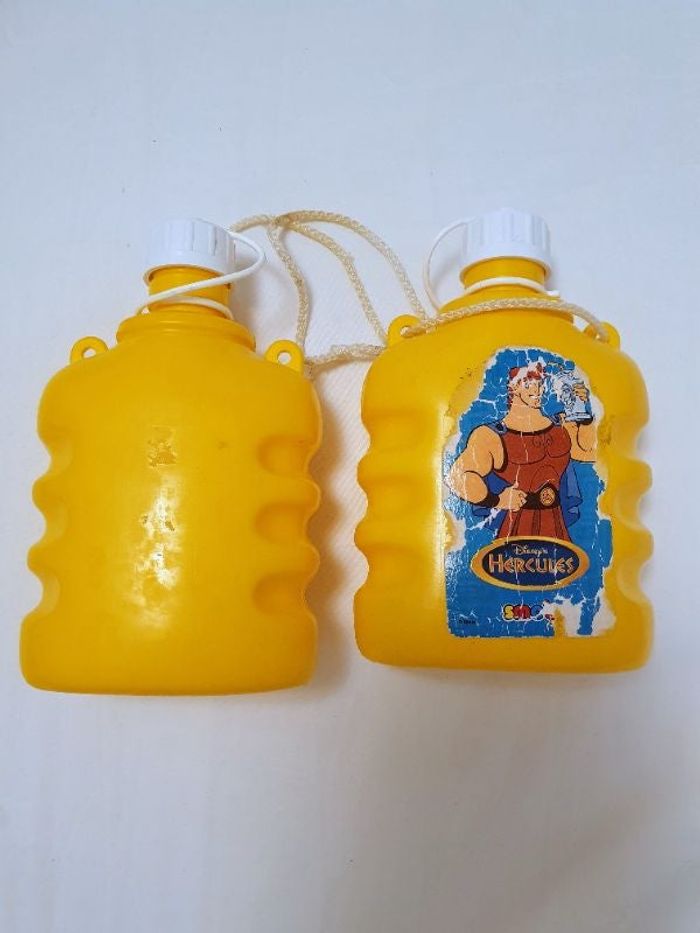 Lot x2 gourde plastique 0,5L Disney Hercule Smoby