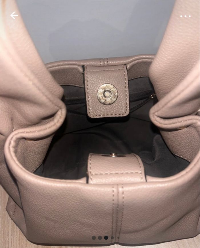 Sac beige souple imitation cuir – style cabas – Jade & Lisa