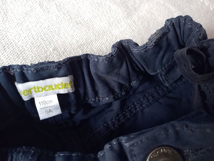 Pantalon bleu indestructible garçon 5 ans Vertbaudet - photo numéro 3