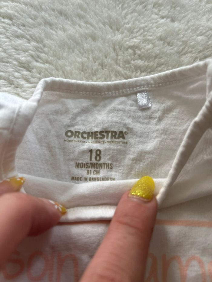 T-shirt ~ orchestra ~ 18 mois - photo numéro 2