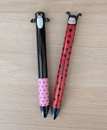 Legami Click clack Pingouin + Coccinelle 