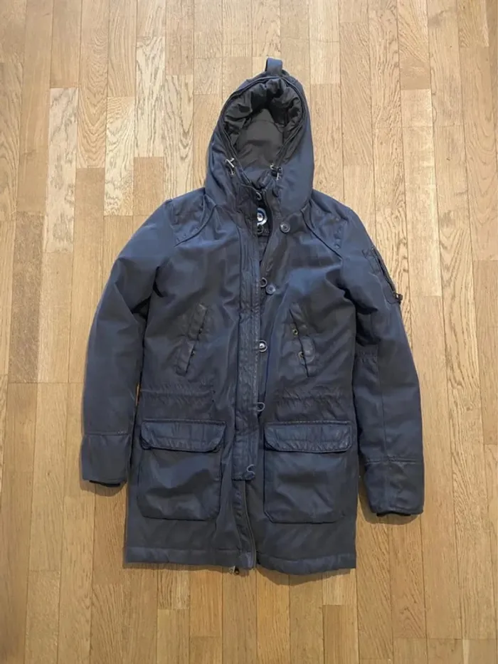 Parka bleu marine taille S Napapijri - photo numéro 2