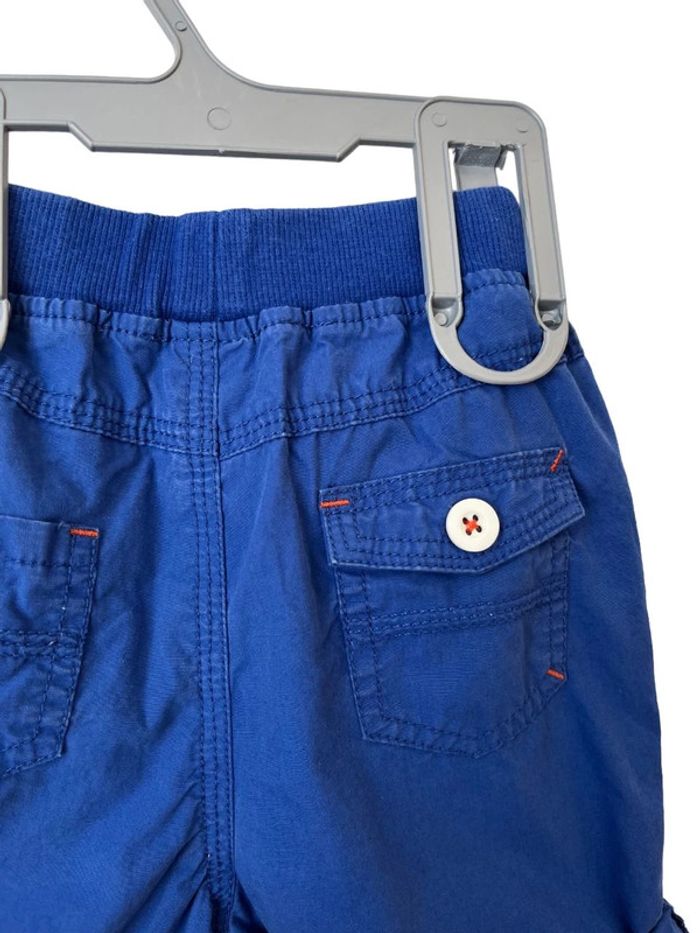 Short bleu léger en toile de coton - TEX 18 mois - photo numéro 5