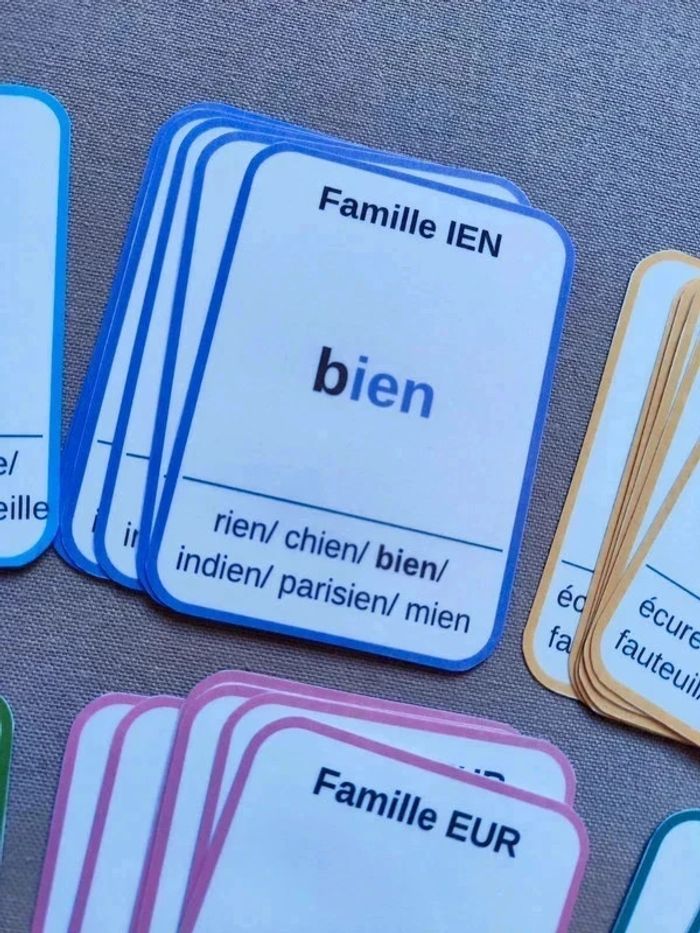 Jeu des 7 familles des sons complexes Montessori - photo numéro 3